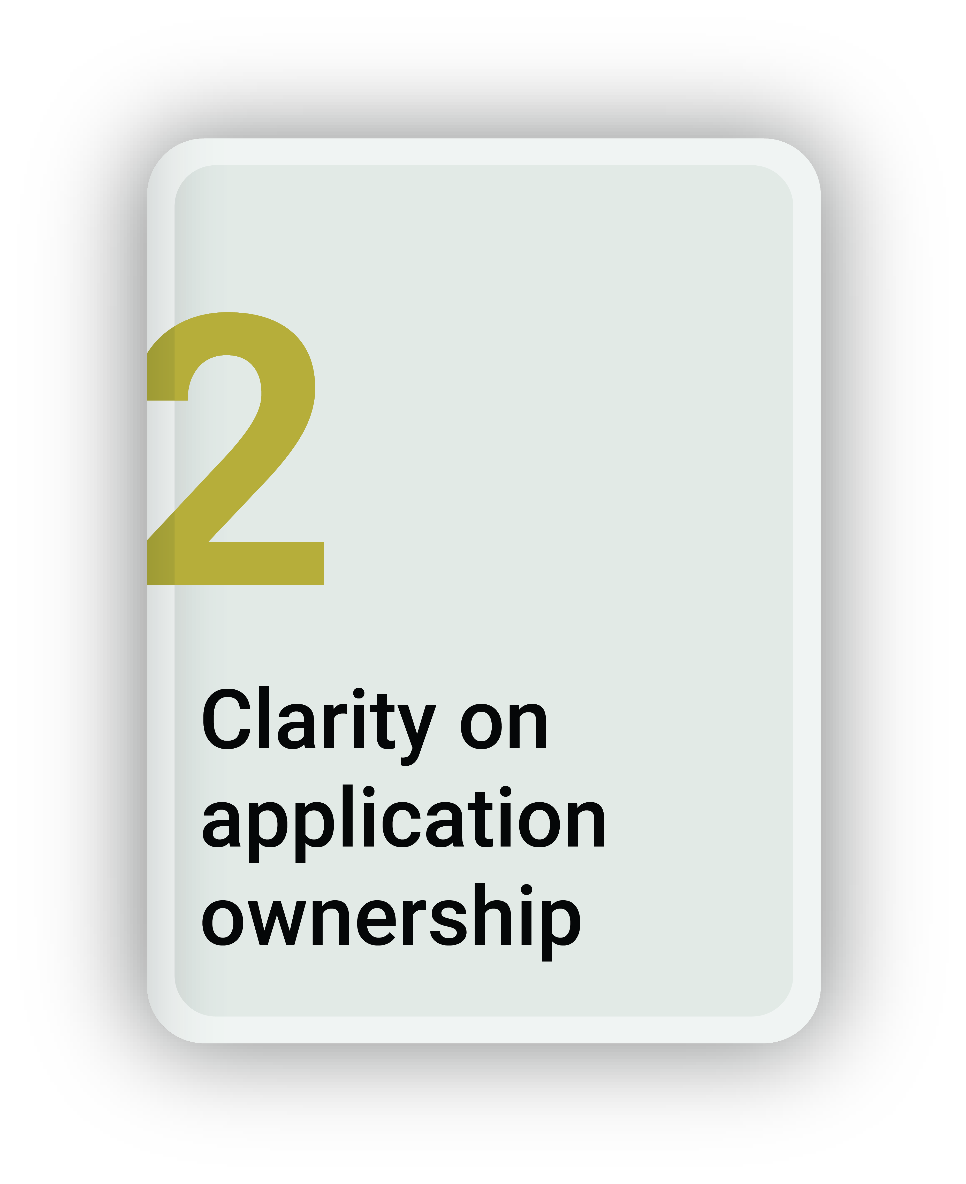 Clarity on Application Ownership